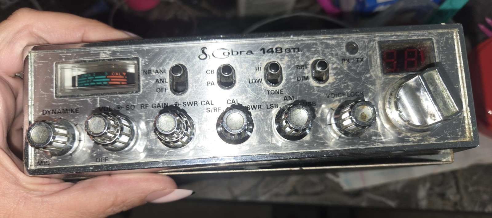 Custom Performance-Tuned Cobra  148GTL   40 Channel 4W ANL w/ Microphone