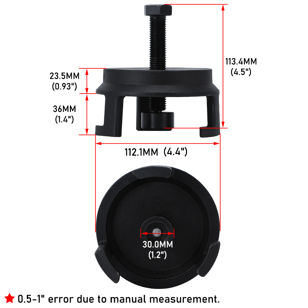 LS Harmonic Balancer Crank Pulley Puller Tool For GM Chevy Dodge Jeep Chrysler