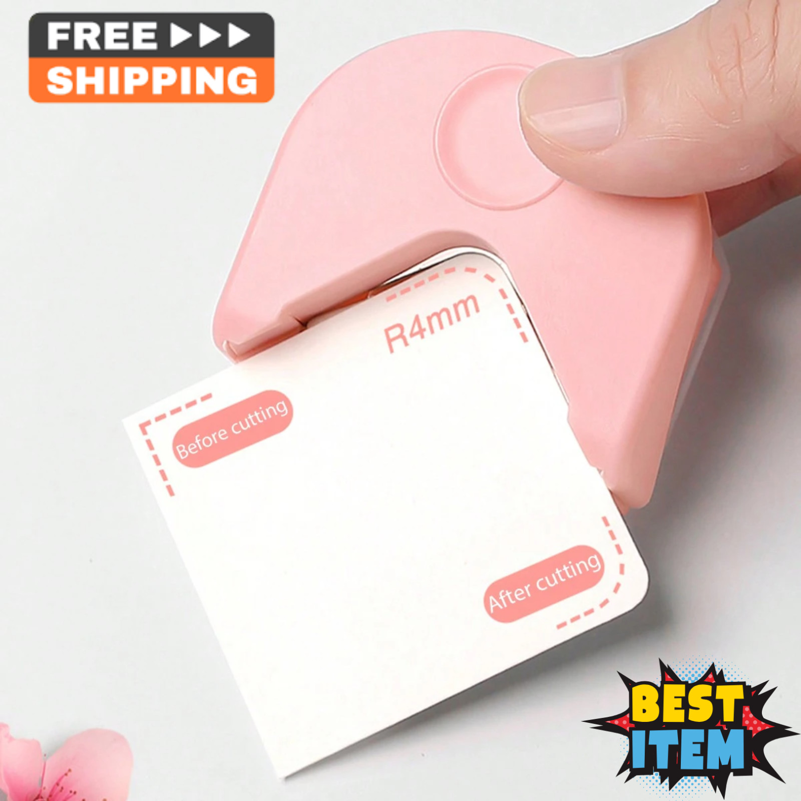 R4 Corner Rounder Punch with Paper Cutter for Cutting Cards Photos Laminate 1 pc