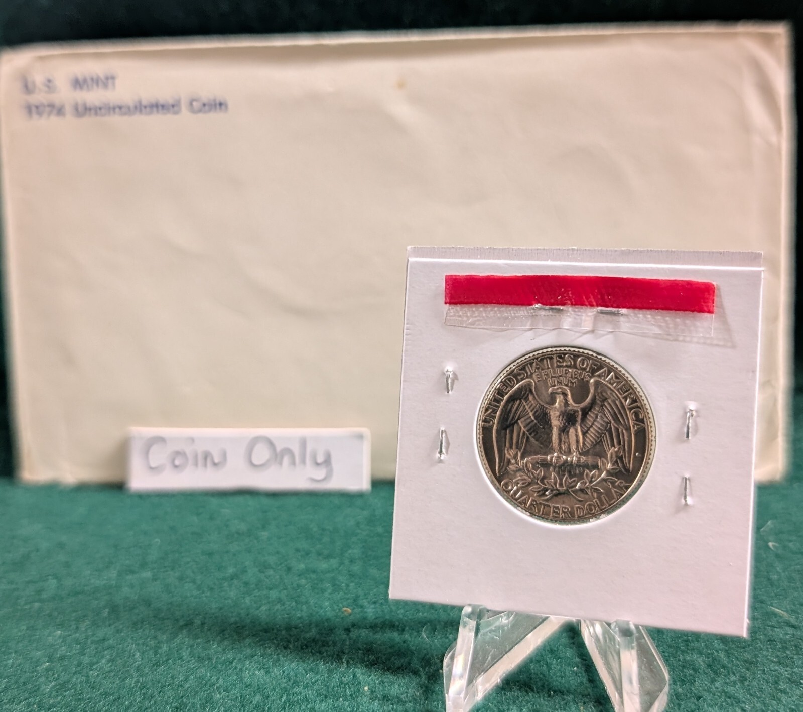 1974 D Washington Quarter Uncirculated from Mint set