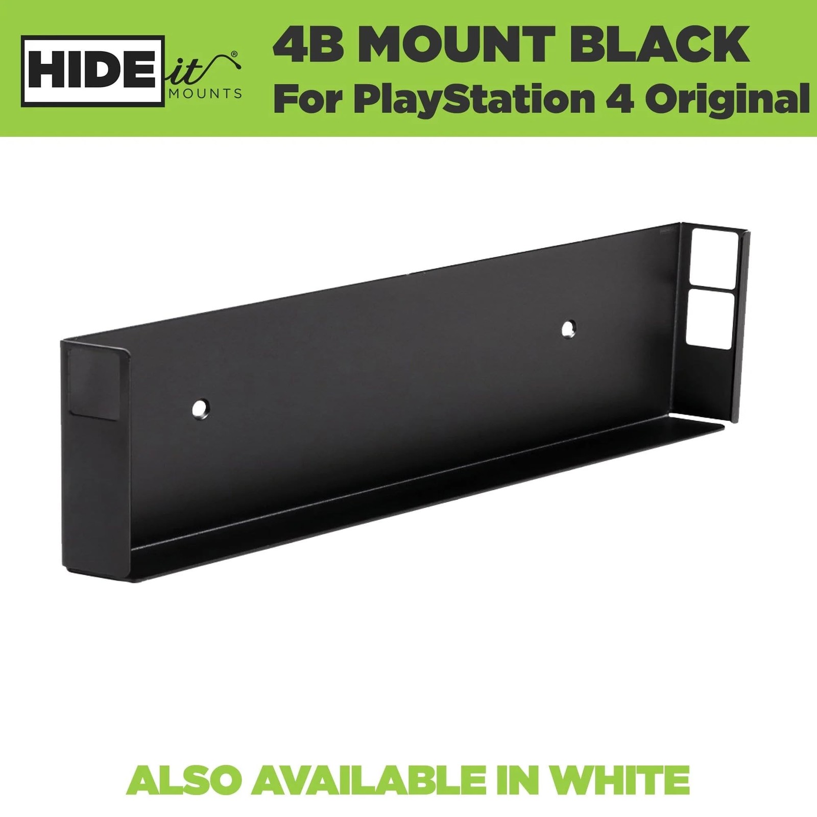 HIDEit 4 Mount Black Original PS4 Wall Mount Made in the USA