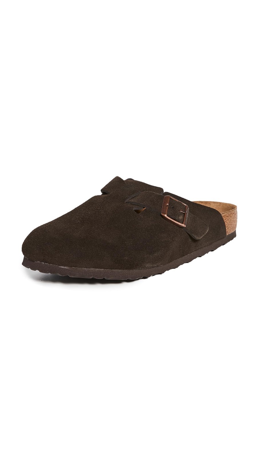 Sz 7-7.5 Women/5-5.5 Men Birkenstock Boston Clog,Mocha Suede,36 M EU