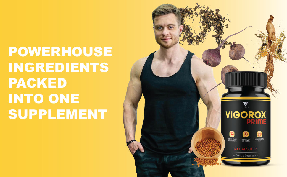 Vigorox Prime Max Performance Supplement, VigoroxPrime (60 Capsules)