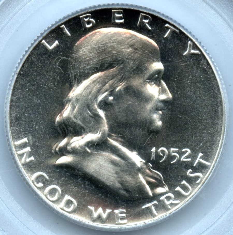 1952 Franklin Half Dollar, PCGS PR66