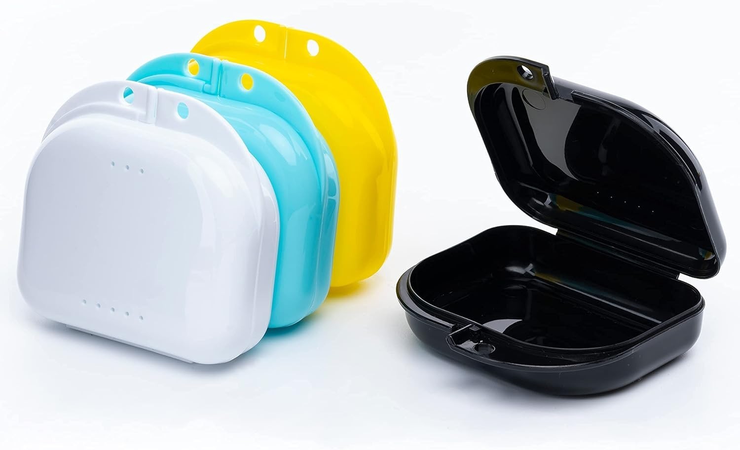 Compact Retainer Cases with Ventilation - Lightweight and Stylish Storage