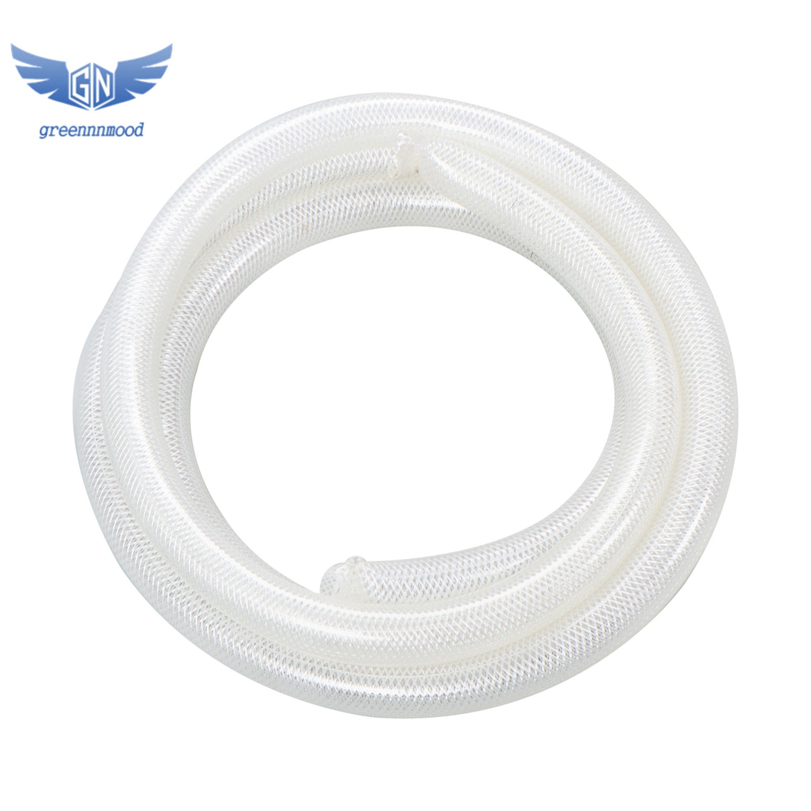 1" ID × 1-1/4" OD 10 Ft PVC Tube Braided Reinforced Tubing Flexible Hose Pipe