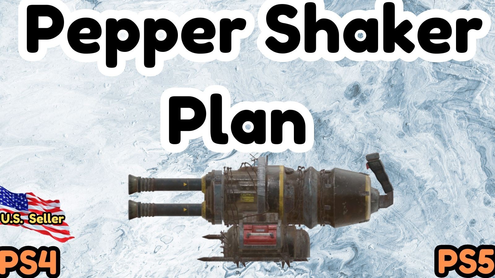 Pepper Shaker Plan - Fallout 76 - Rare - Ps4/5 Only