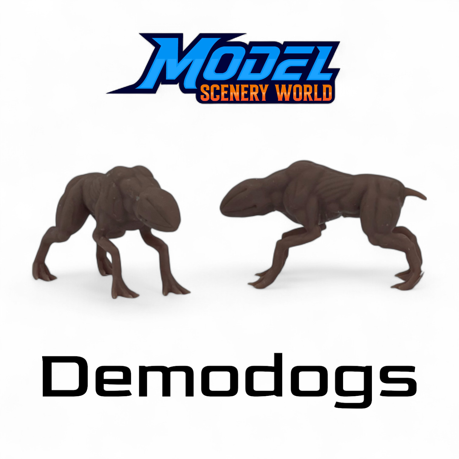 Demodogs (2pk) - 1G Scale - 1:32 - Brown
