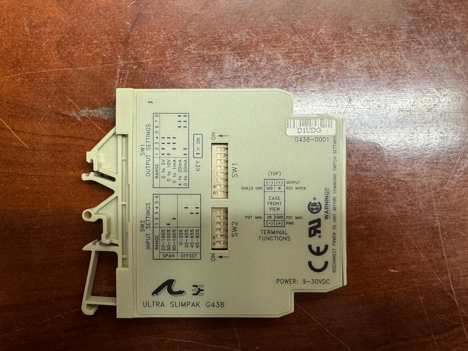 Action Instruments G438-0001 Ultra Slimpak Signal Conditioner - USED