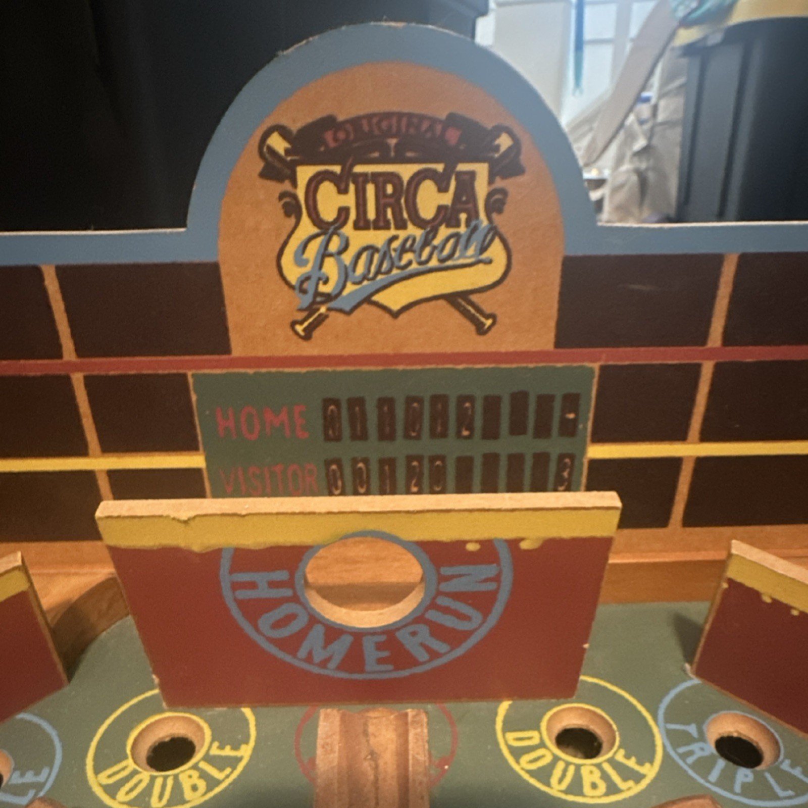 Circa Classics Original Baseball Tabletop Pinball Machine Game