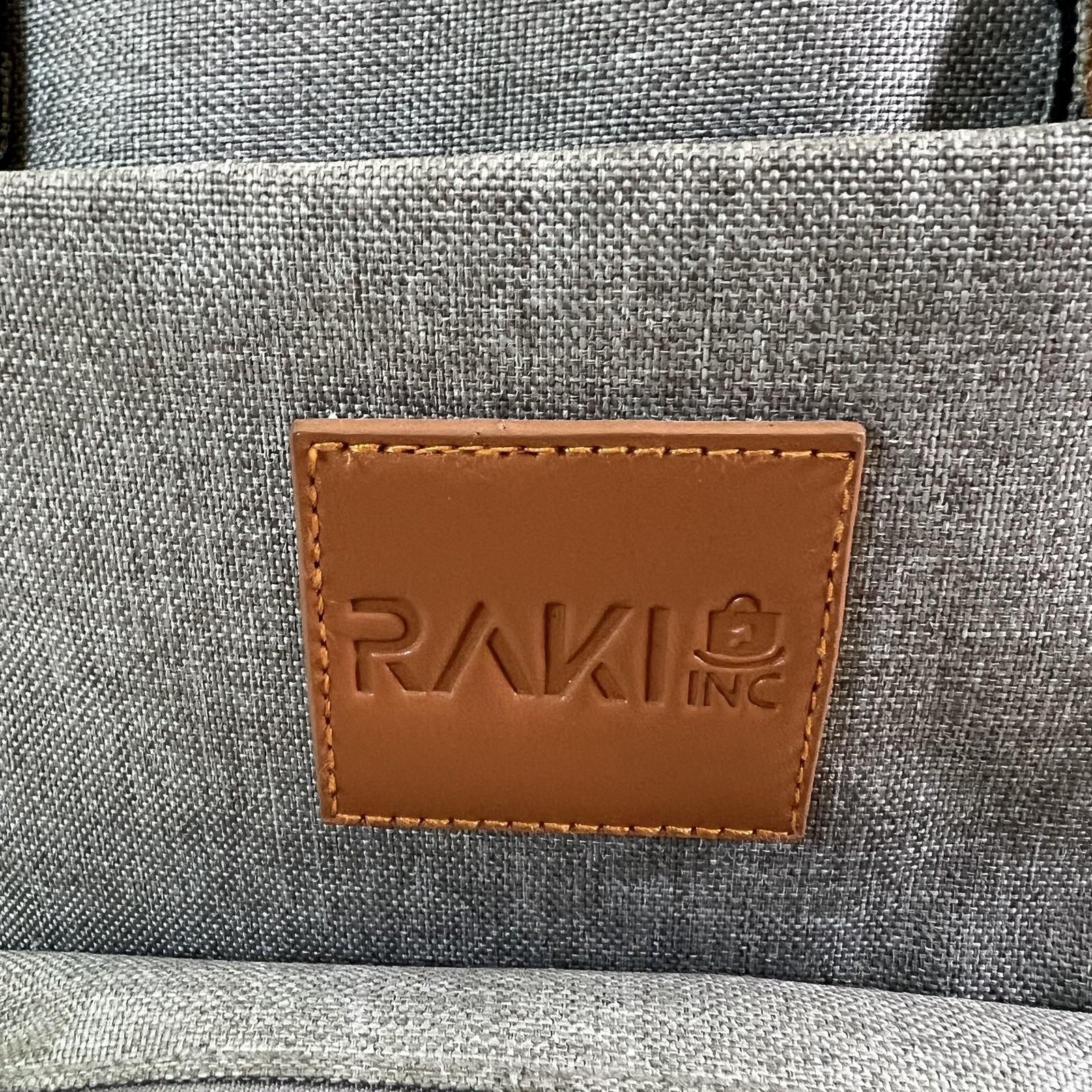 RAKI INC Backpack Laptop Travel School Bag Multi Pocket Durable Adult