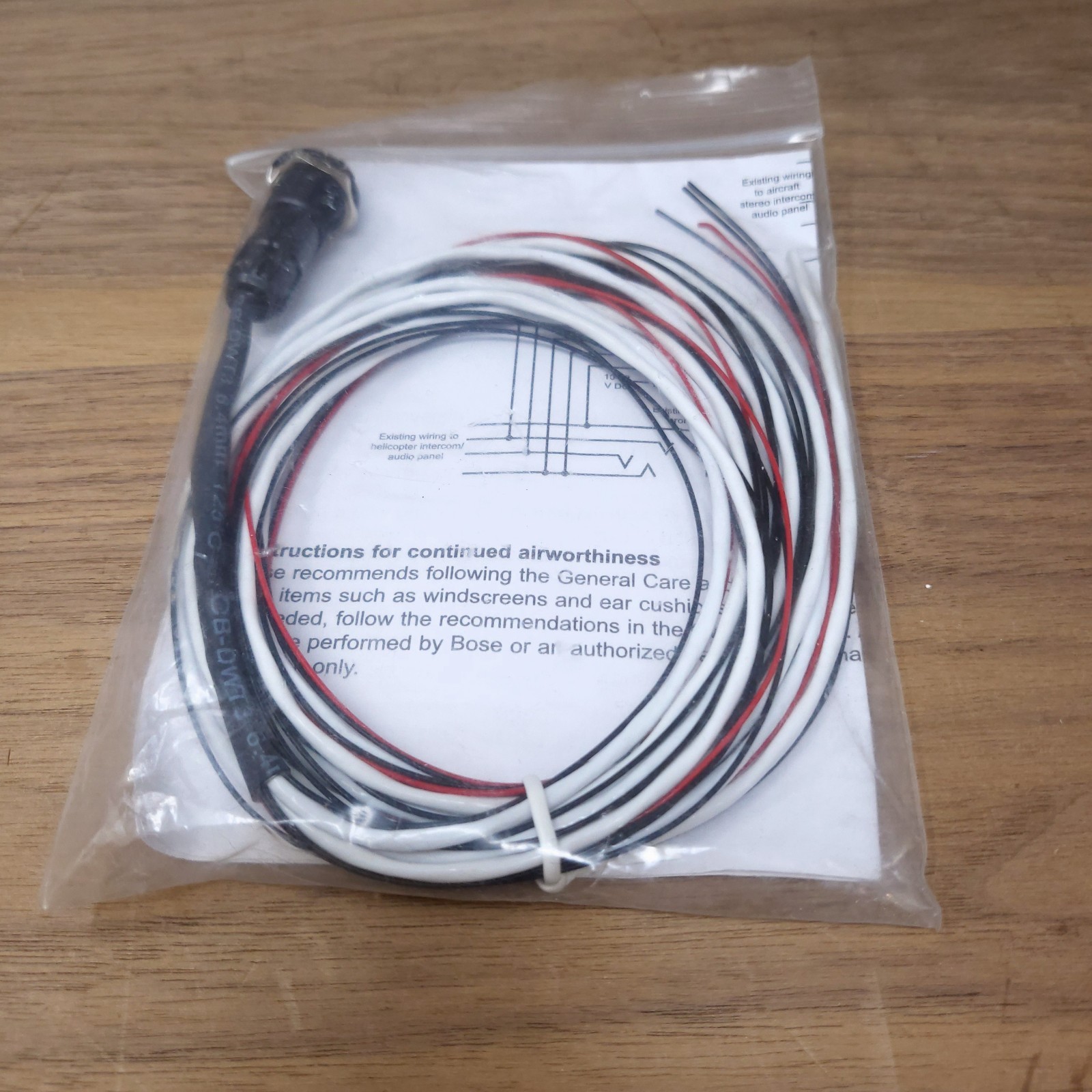 Bose 178035 Aviation Headset Aircraft Panel Mount Connector Installation Kit NEW