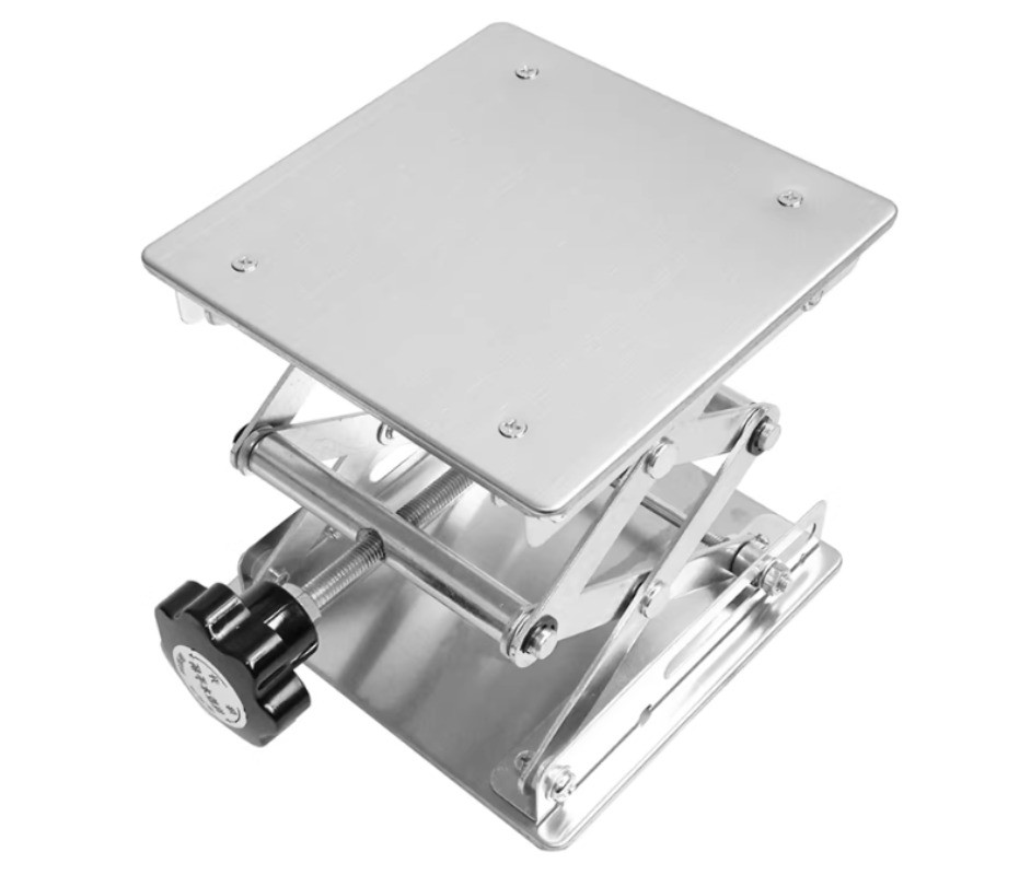 Stainless Steel Lifting Platform, Mini 150x150mm 200x200mm Small Manual Platform