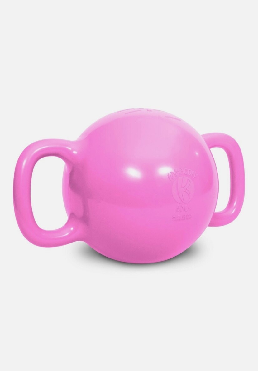 Kamagon Exercise Ball Pink 9-Inch with workout DVD