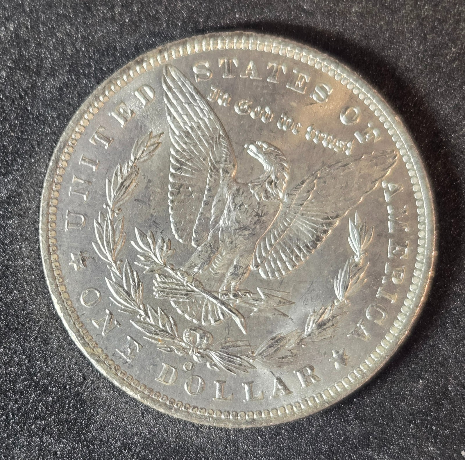 1885-O $1 Morgan Silver Dollar, BU, Round O, Luster, brilliant uncirculated
