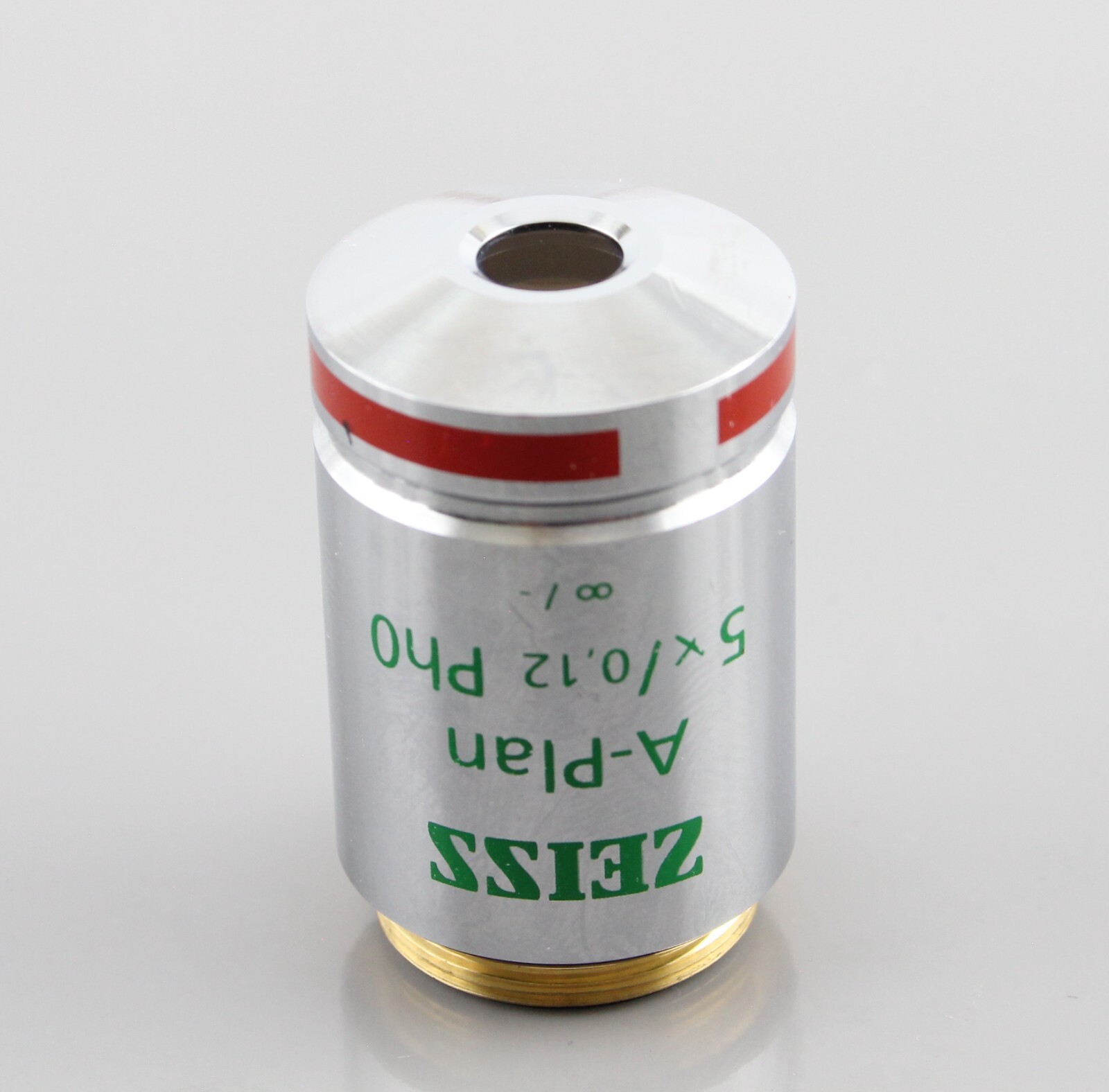 Zeiss A-Plan 5x 0.12 Ph0 Phase Contrast 1018-589 Microscope Objective