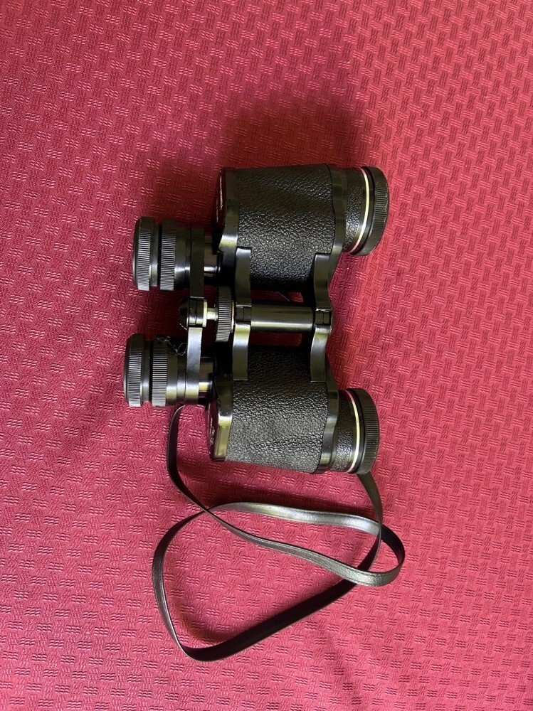 Vtg Bell & Howell Director Series 7x35 Wide Angle Binoculars  Case + Instruction