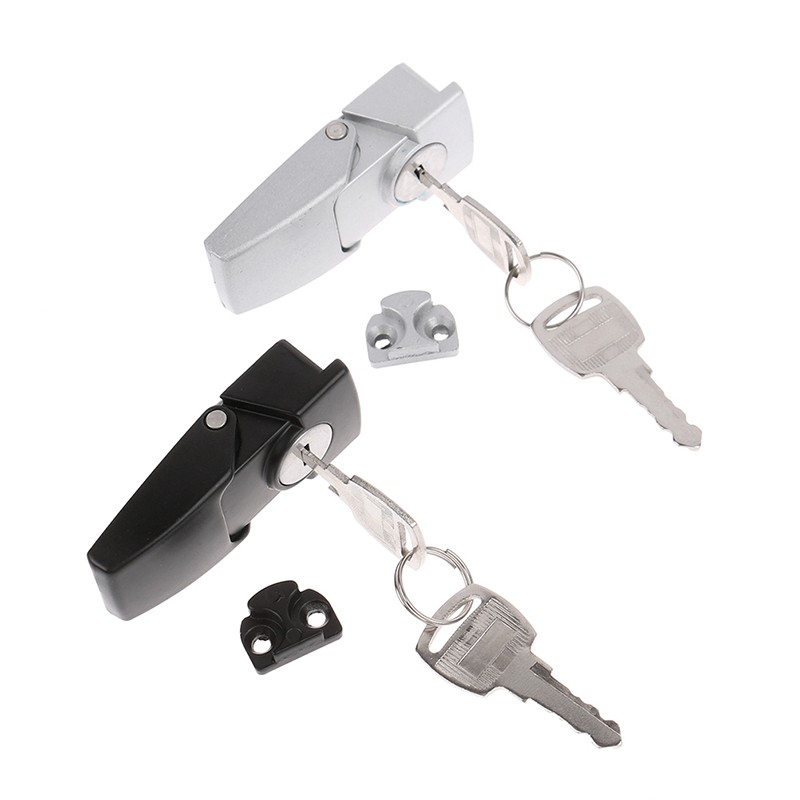 Cabinet Coated Metal Hasp Latch DK604 Security Toggle Lock With Two Keys A2