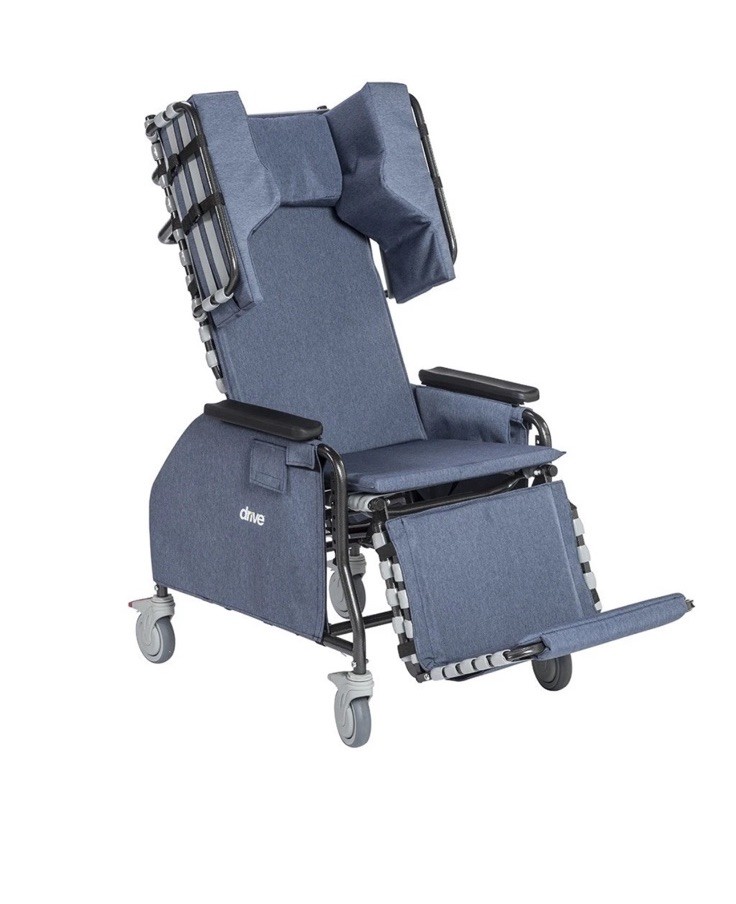 Rose Comfort Max Full Tilt and Recline Chair with Casters CLN400-20 New