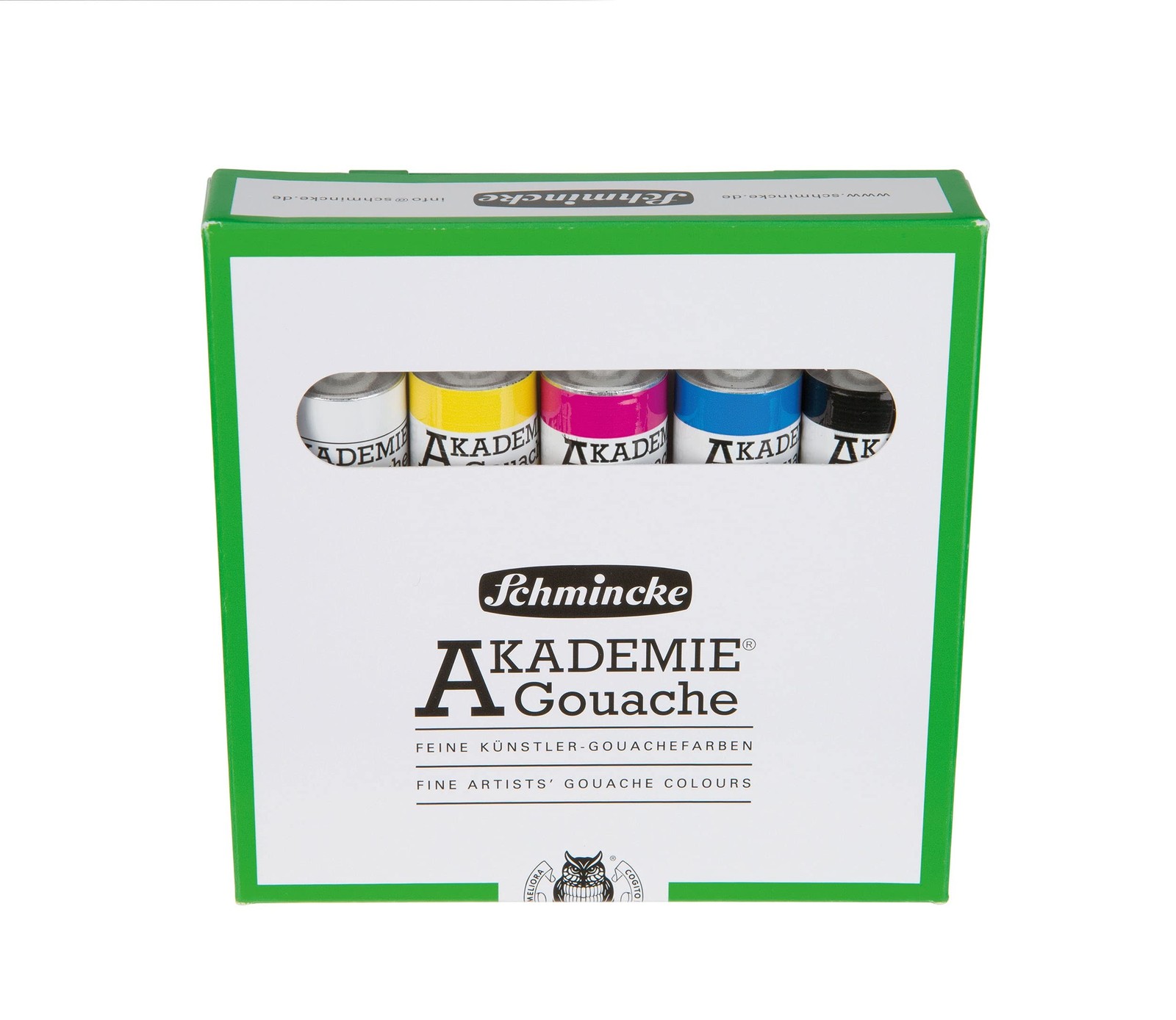 Schmincke - AKADEMIE® Gouache, 5 x 0,68 fl oz / 20 ml tubes, 72 205 097, 5