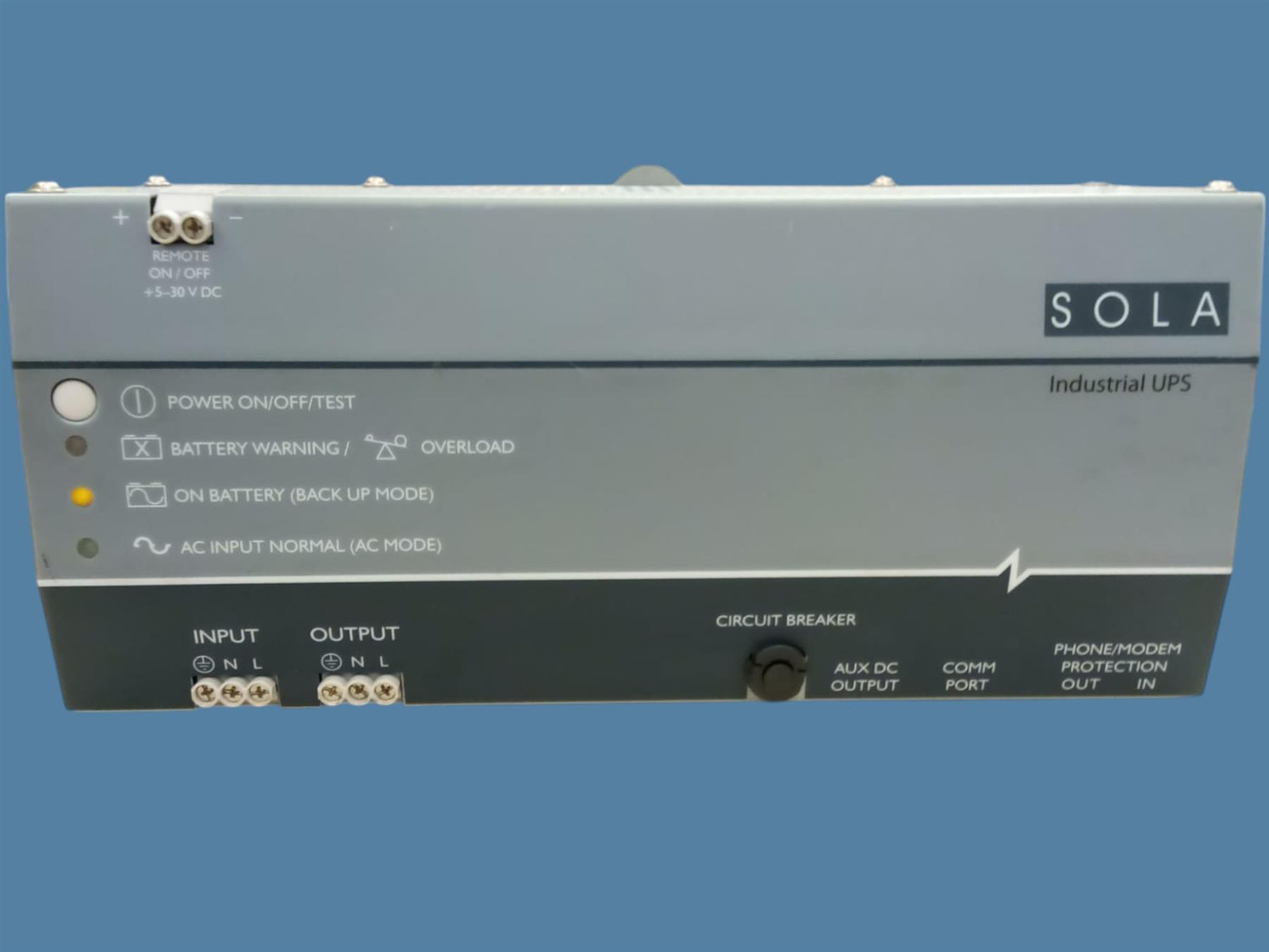 Sola Hevi-Duty SDU-500 Industrial Automation UPS Power Supply 500VA 300W 120V