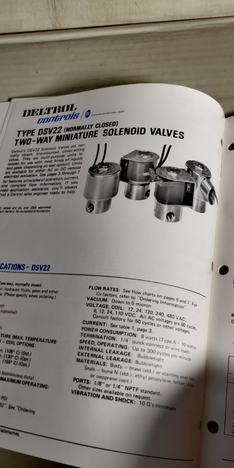 1989 DELTROL controls bulletin 4301-3 ~ 2 & 3 way solenoid valves ~ C2