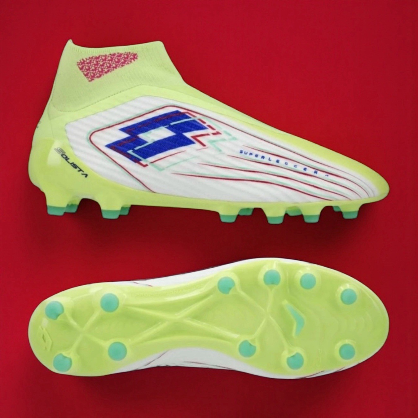 $210 Lotto Solista 100 Gravity VIII FG Soccer Cleats Unisex  Men's size 9.5