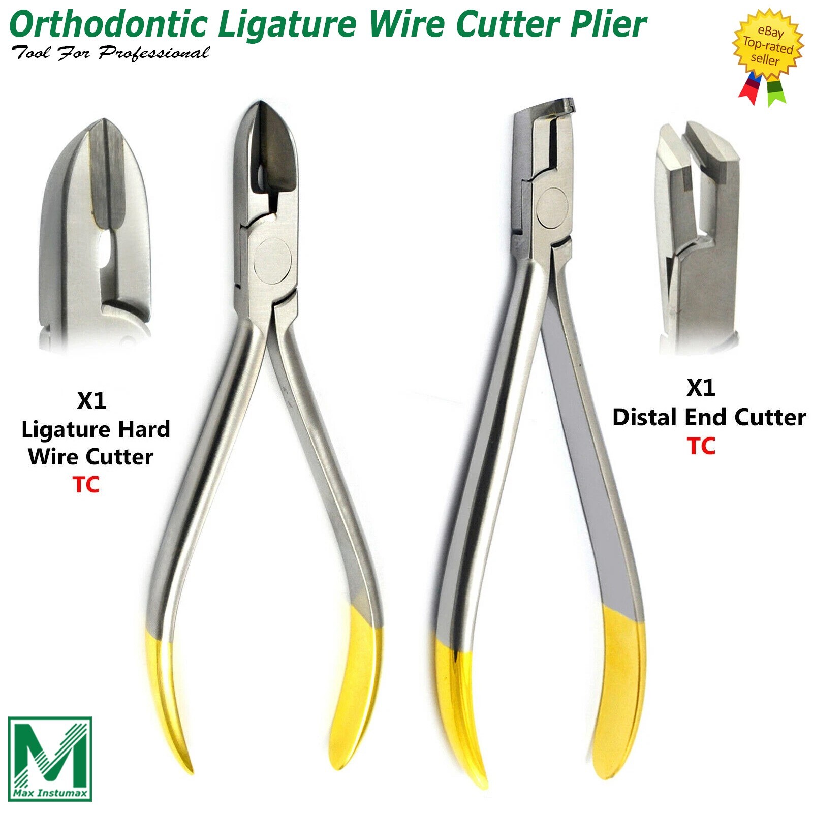 Dental Orthodontic Ligature Wire Cutter Distal End Cutter TC Ortho Pliers Set