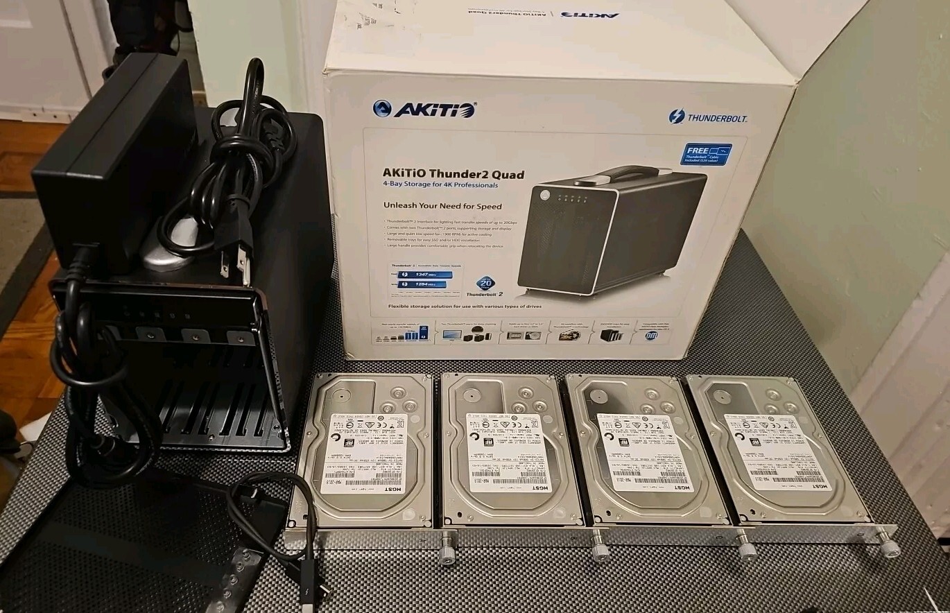 AKiTiO Thunder2 QUAD 16TB 3.5" HD