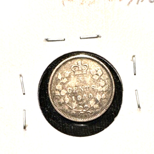 Canada 1880 H five cents KM 2 VF (1)