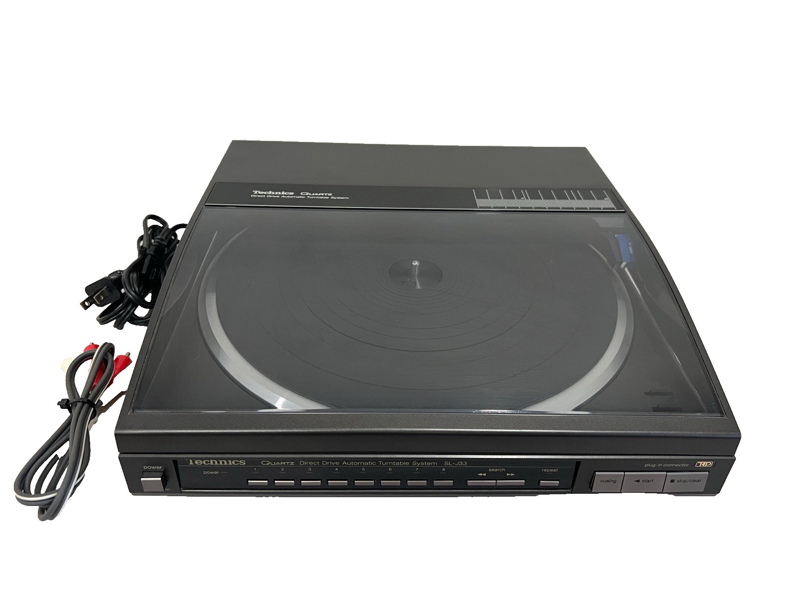 Technics SL-J33 Quartz Direct Drive Automatic Turntable Tested Working