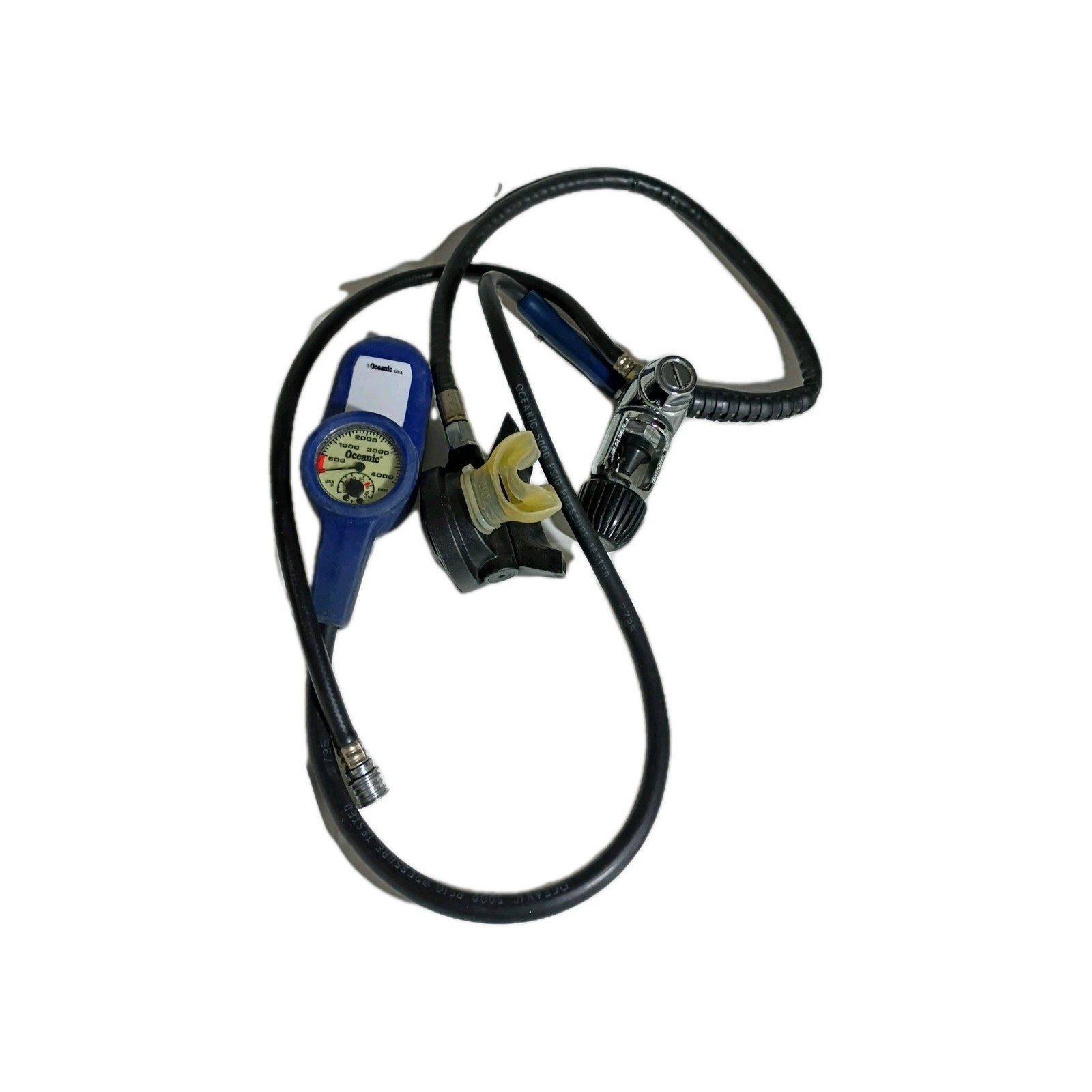 Oceanic Scuba Regulator Assembly w/ SPG Power Inflator Second Stage Untested