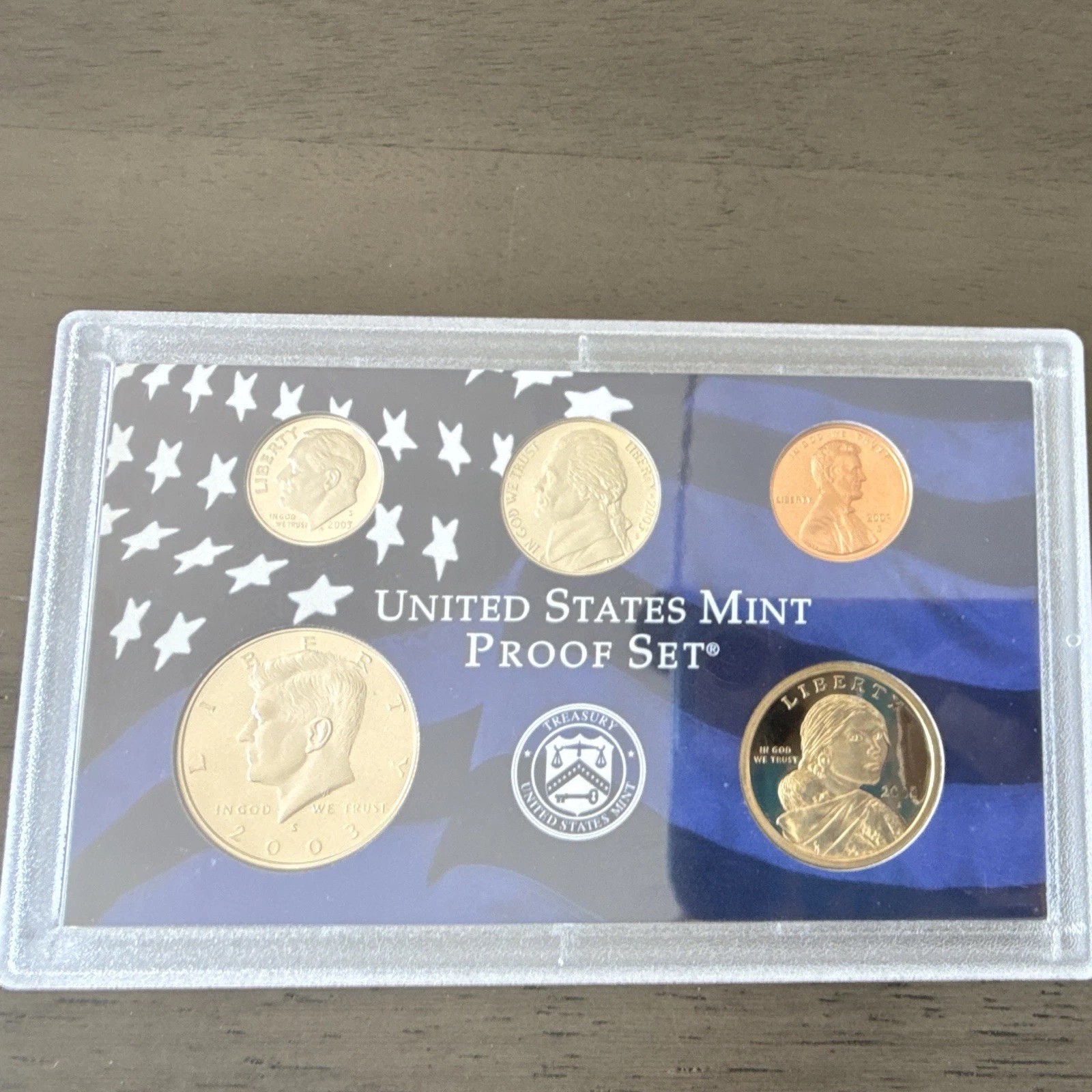 United States Mint 2003 Proof Set San Francisco Mint Coins in Original Holder