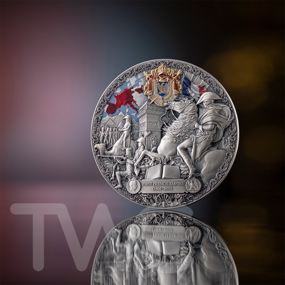 French Empire The Legacy of the Greatest Empires 2 oz Silver Coin Cameroon 2025