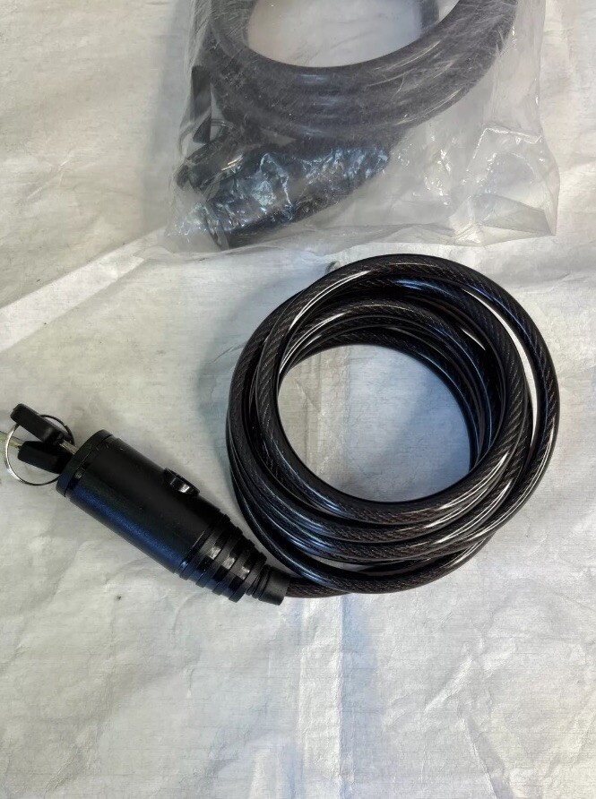 VOSKER V-CB-LOCK 6ft cable lock for Mobile Security Cameras or security box