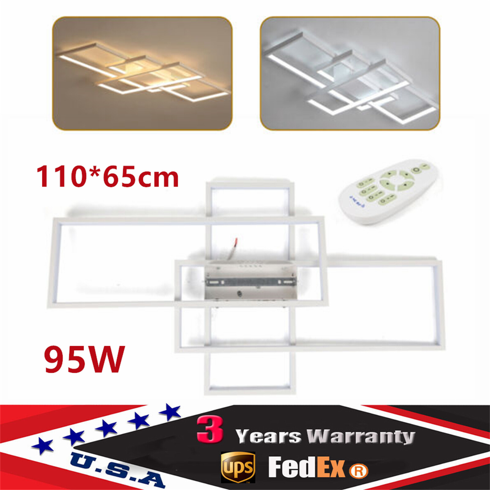 Modern LED Ceiling Light Flush Mount Kitchen Bedroom Down Lighting Fixture Lamp