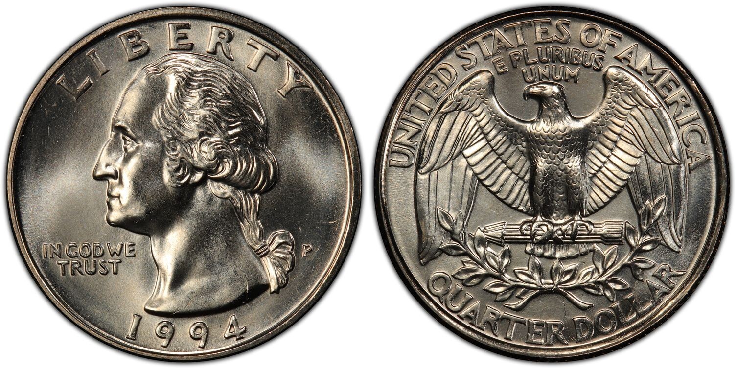 1994 P  Washington Brilliant Uncirculated Quarter ~ Choice Coin from Bank Roll
