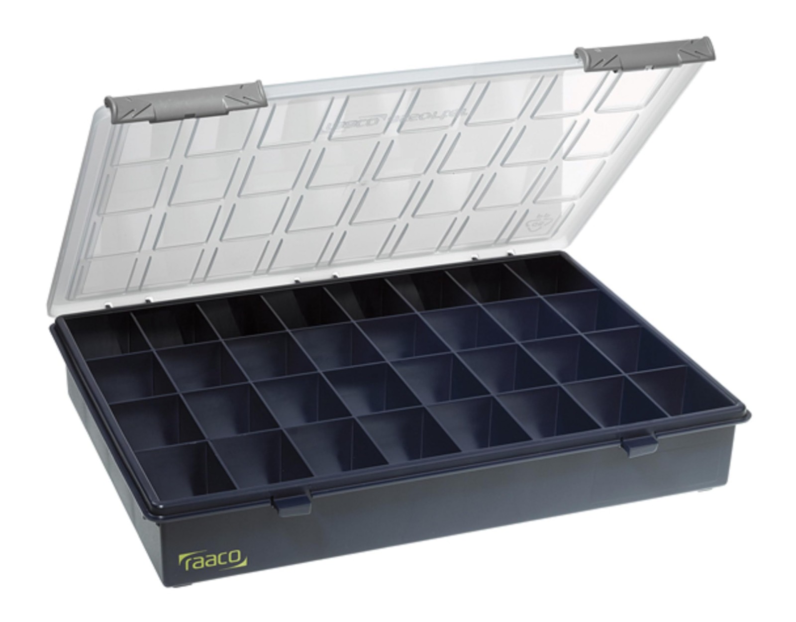 Raaco Assorter Tool Box Organizer – Full-Size – 32 Slots Fixed Grid with Semi...