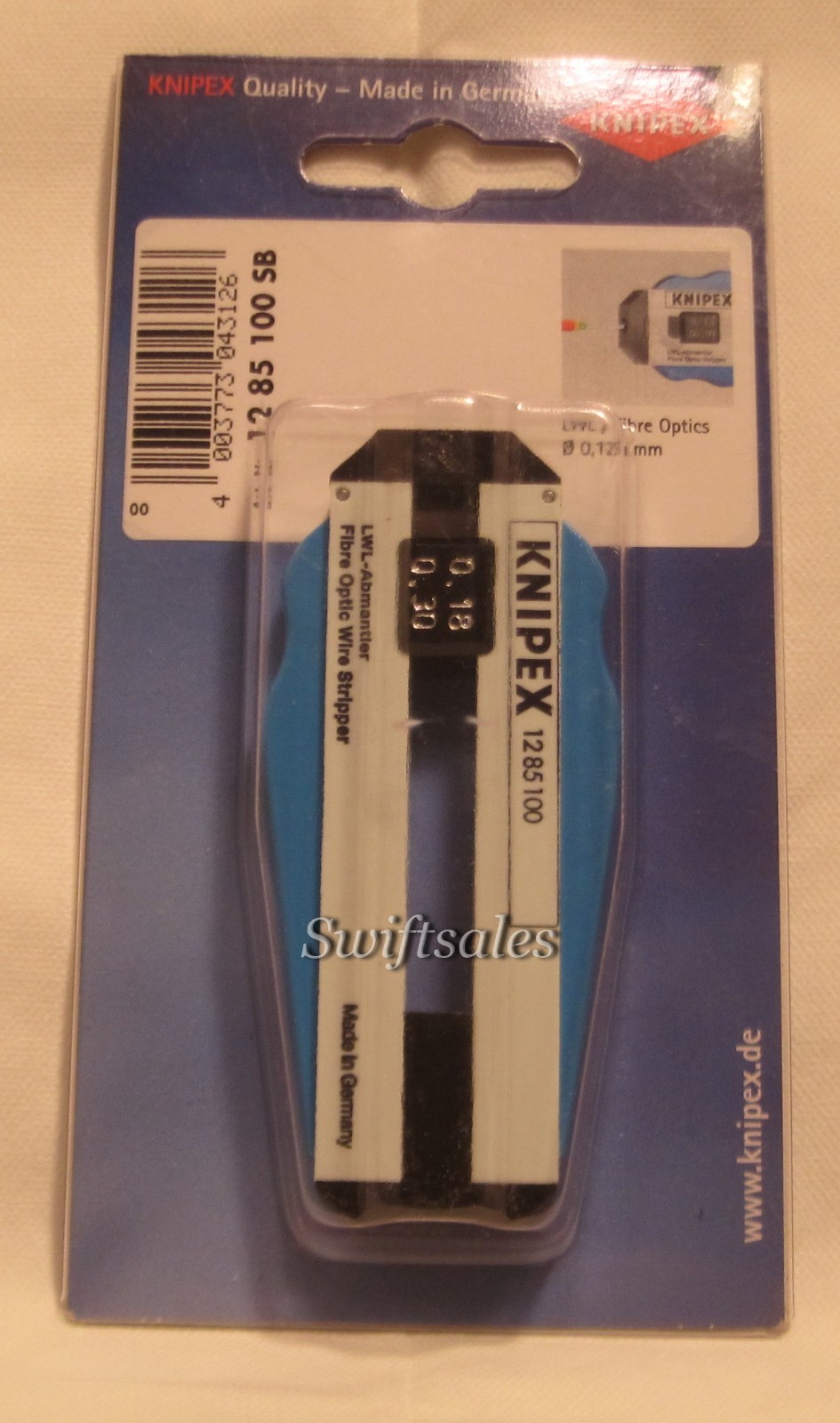 Knipex 12 85 100 SB - Fiber Optic Stripping Tool