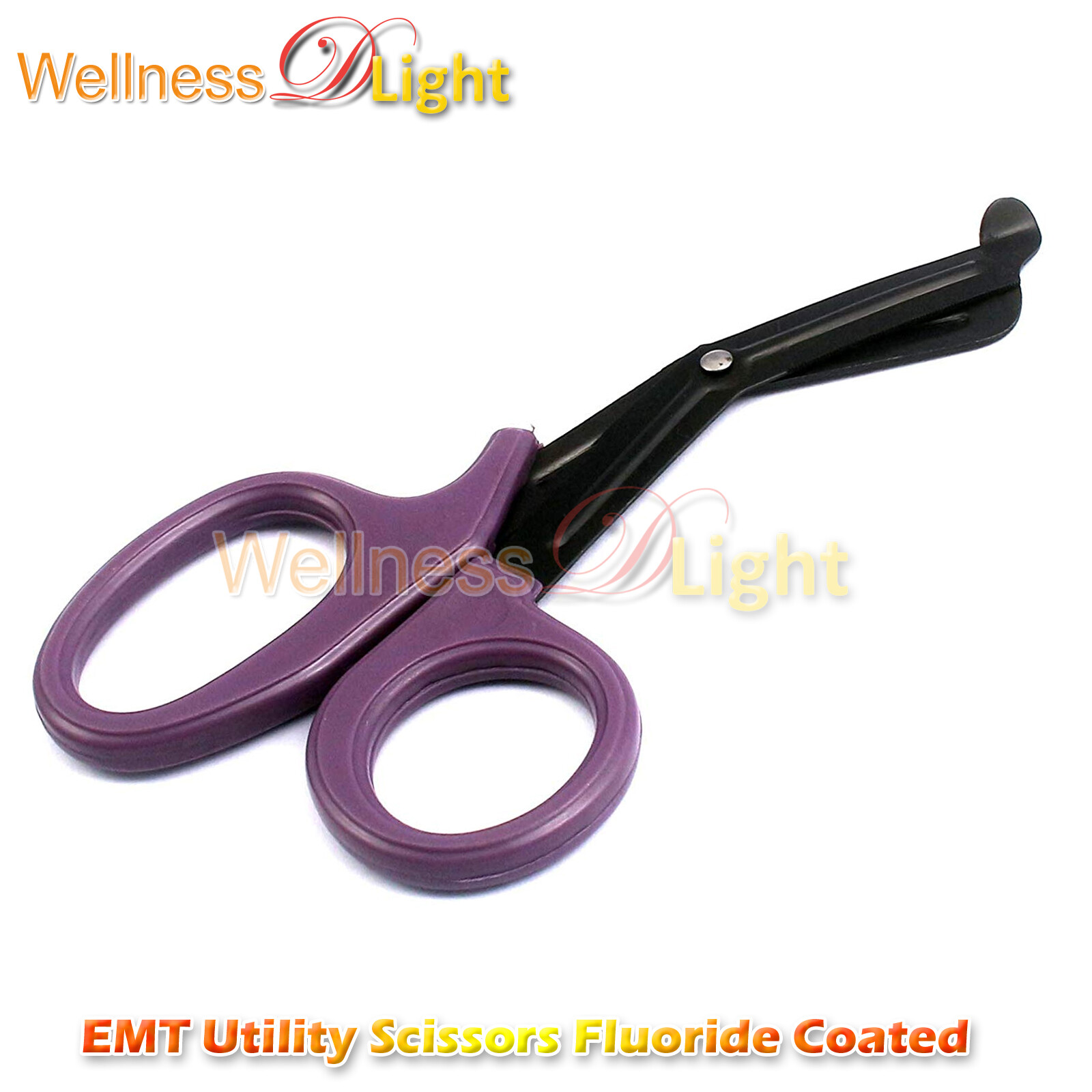 Purple Utility Emt Scissors 7.25'' Fluoride Coated Blade Paramedic Trauma Shears