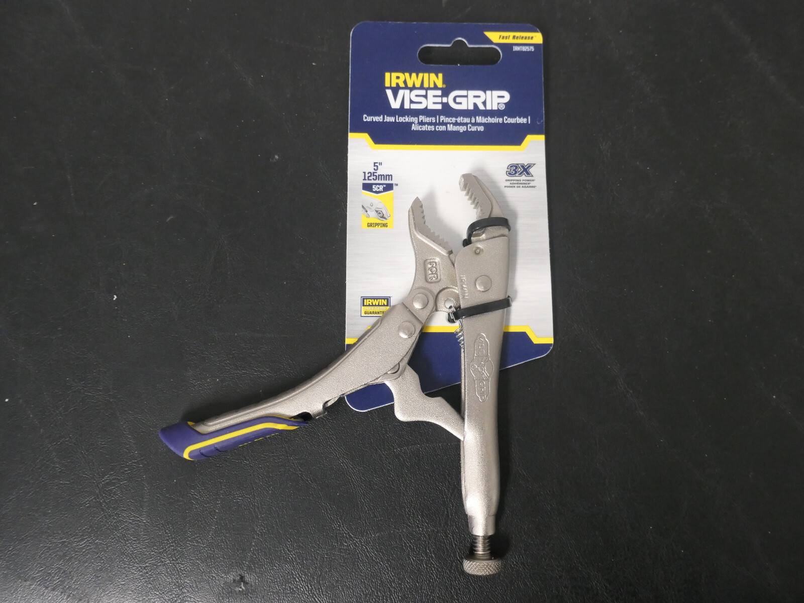 Irwin IRHT82575 Alloy Steel Fast Release Curved Jaw Locking Plier 5 in.