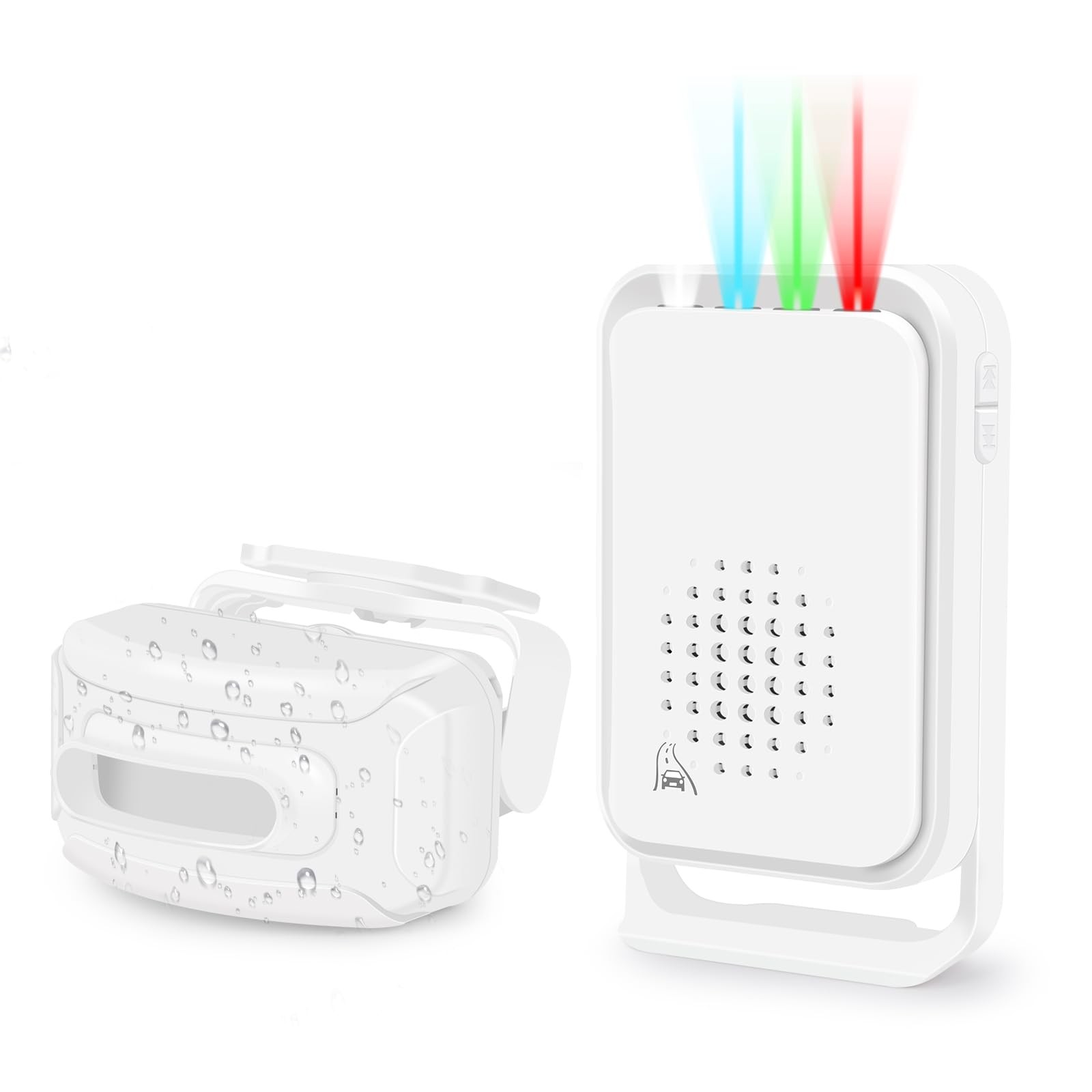 GREENCYCLE Outdoor Motion Sensors with Alarm, Waterproof Sensor Alarm