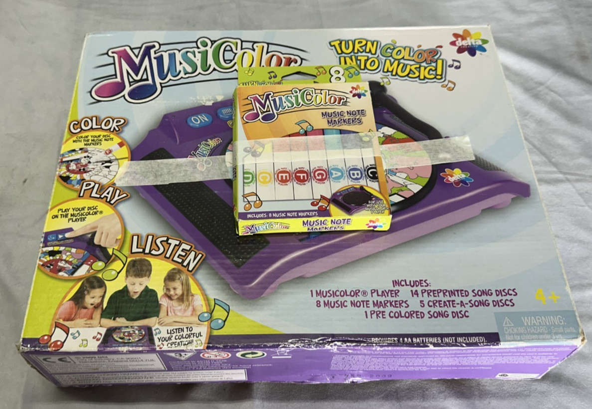 MUSICOLOR TURN MUSIC INTO COLOR - NEW OPEN BOX - READ DESCRIPTION