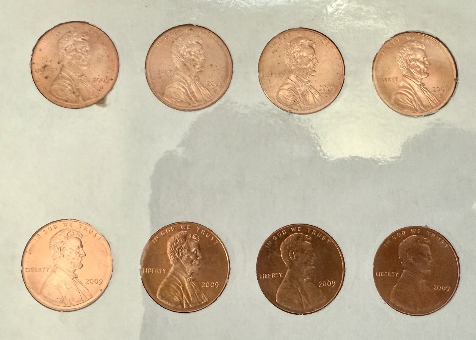 2009 Lincoln Penny Collection Set First Commemorative Mint Denver Philadelphia