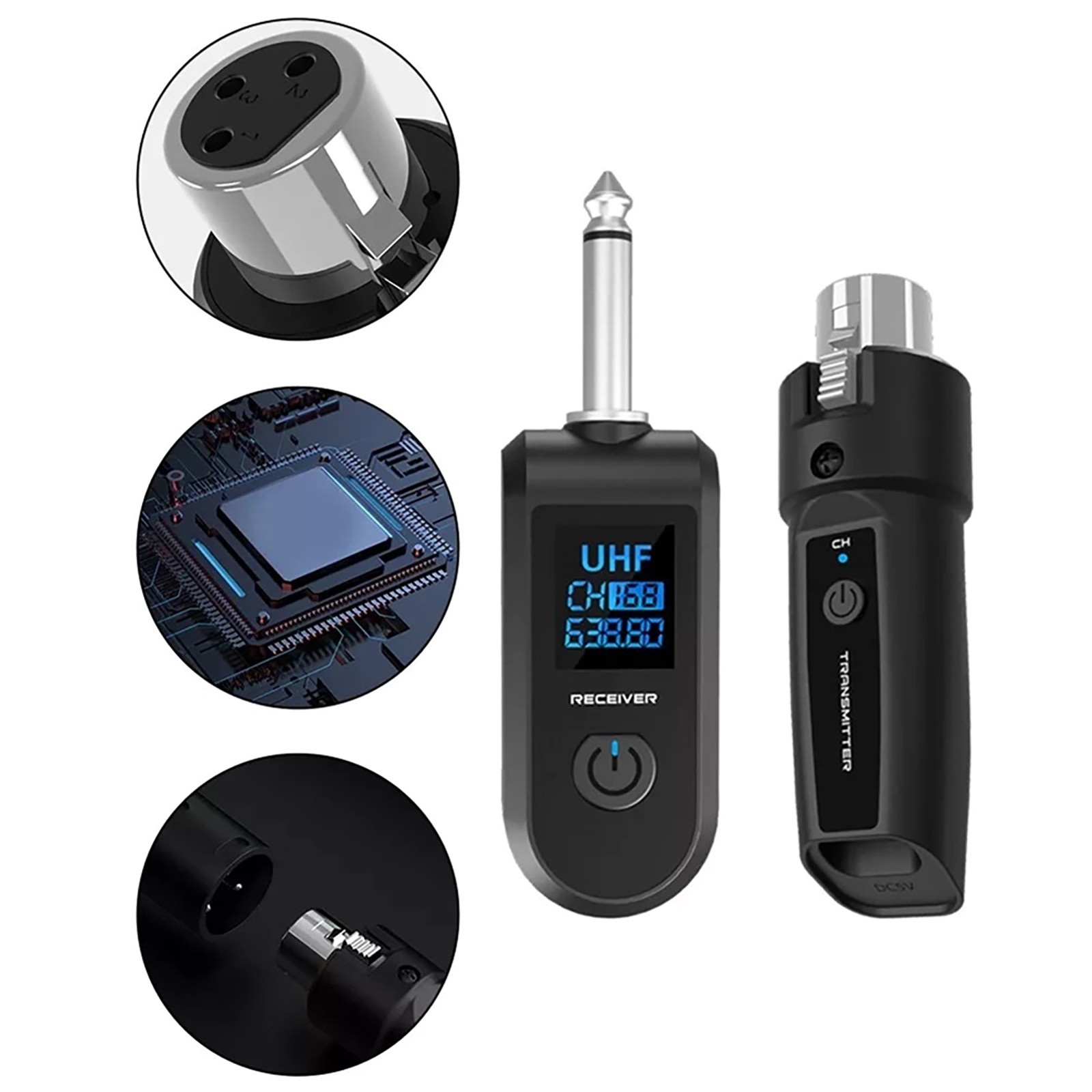 Audio Transmitter&Receiver XLR Stable and Non-interference Transmission