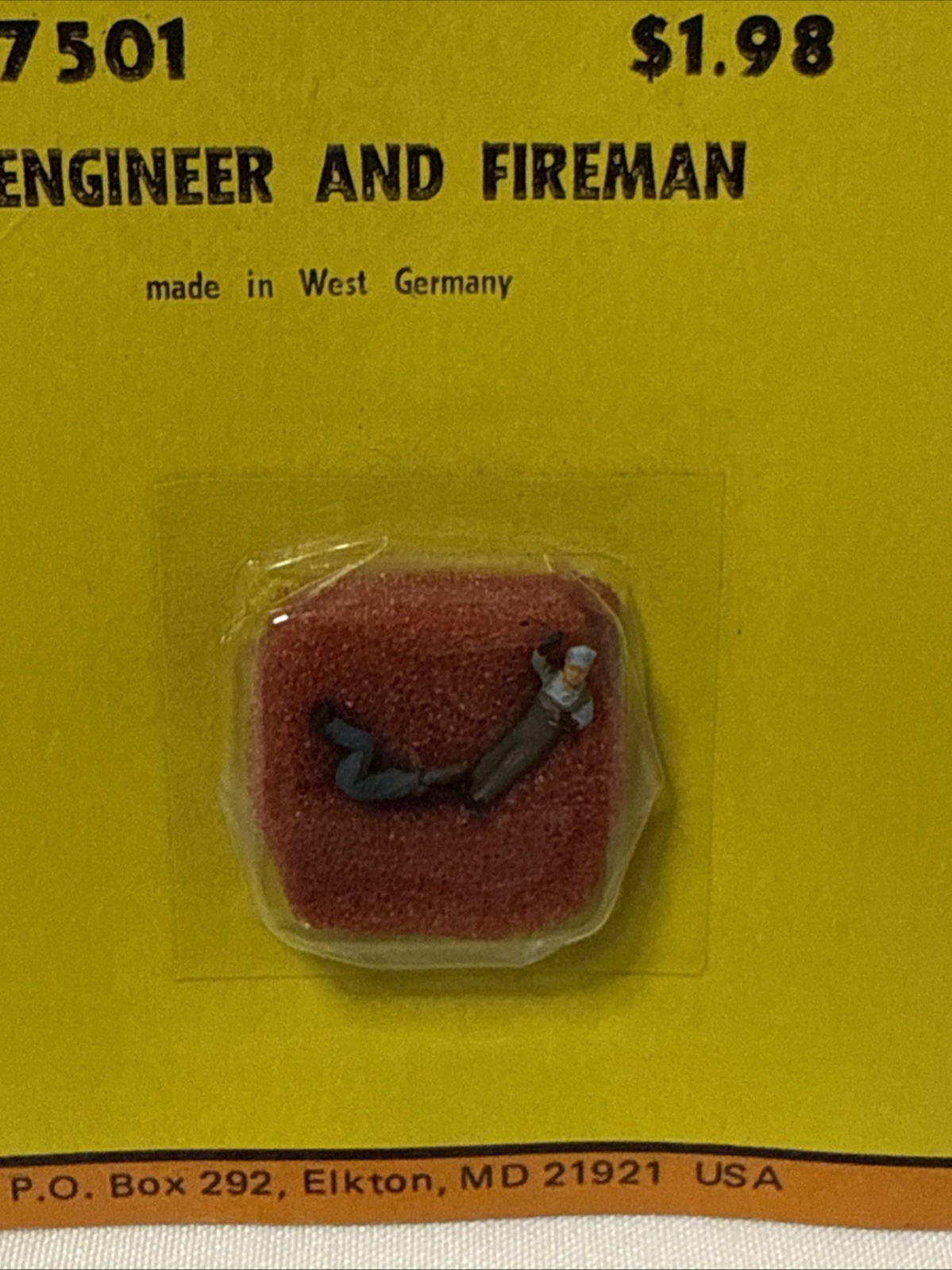 Labelle Industries "N" Engineer & Fireman Stem Era Set NIP! No. 7501