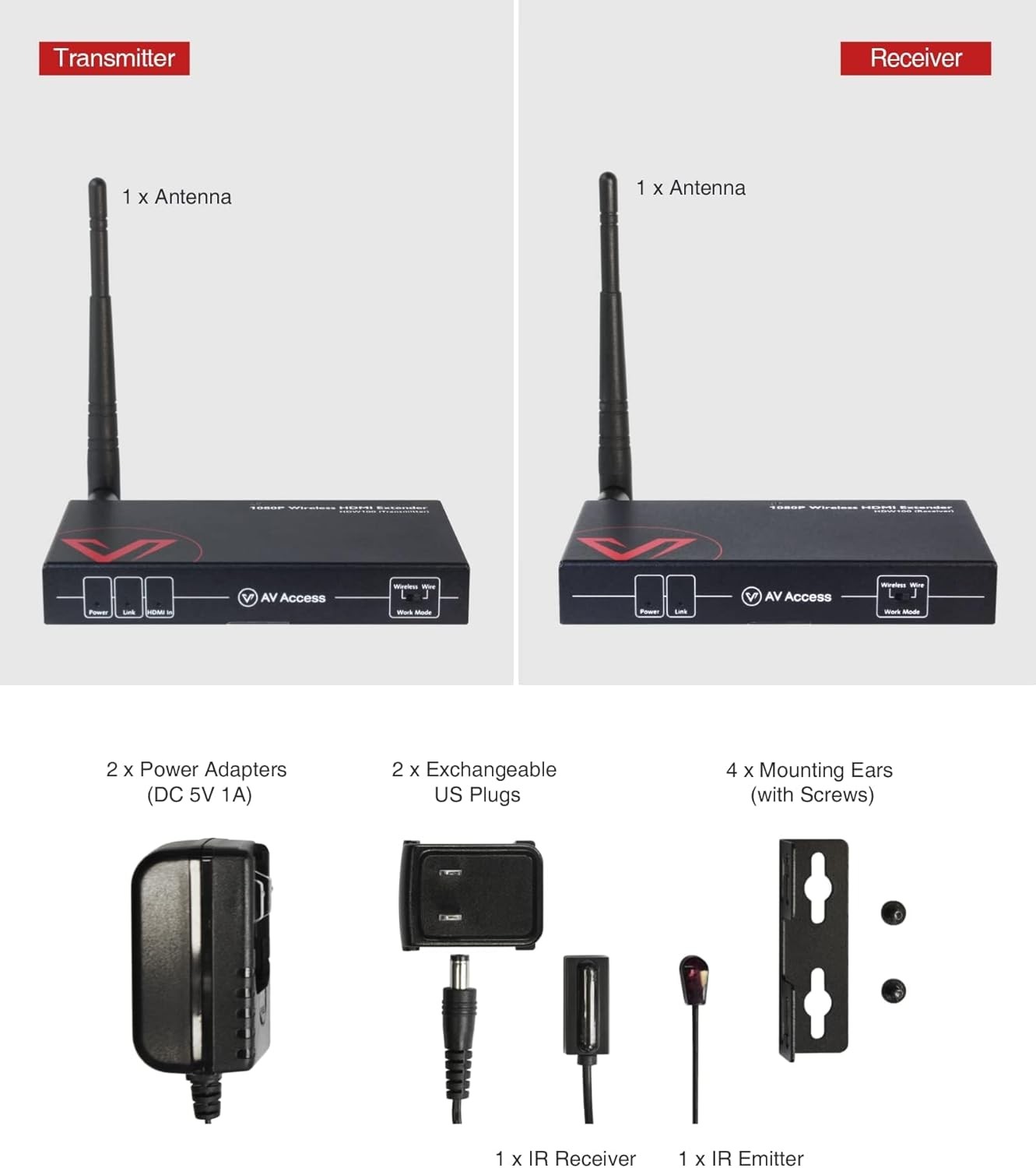 AV Access Wireless HDMI Transmitter wireless hdmi transmitter and receiver
