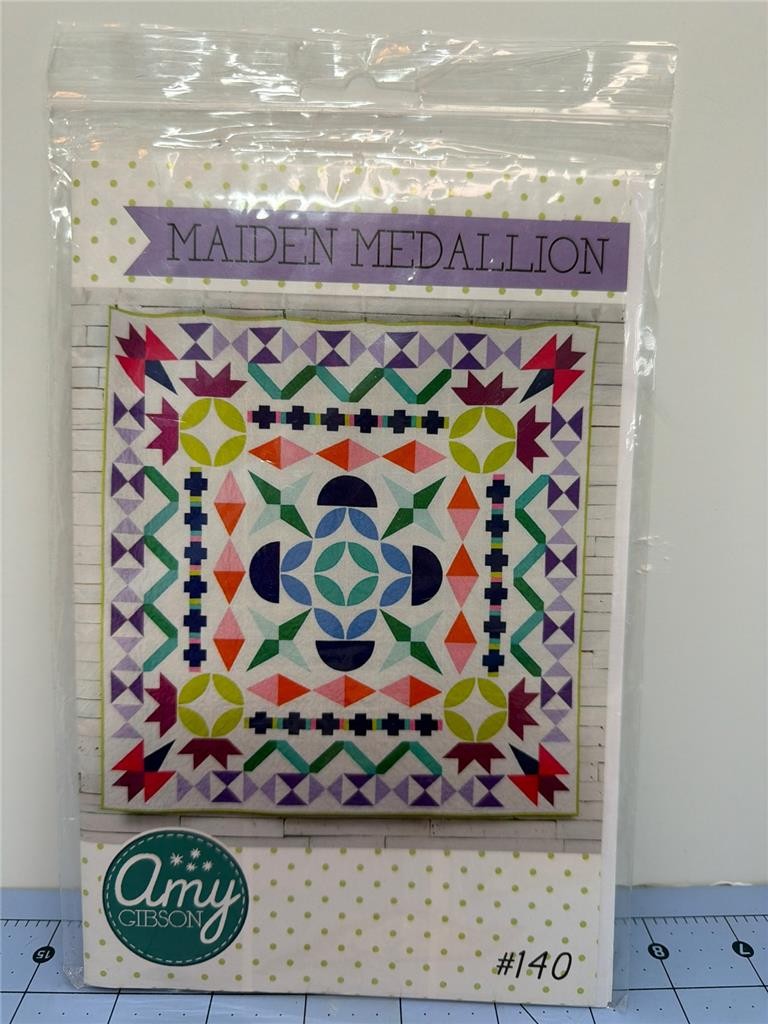 AMY GIBSON - Quilt  PATTERN -  MAIDEN MEDALLION #140 - 87" x 87"