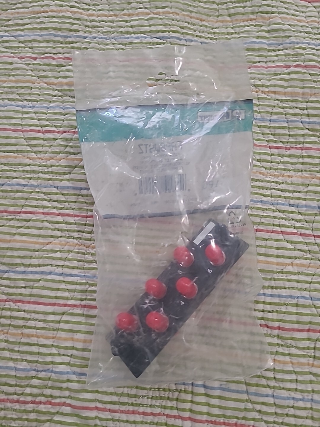 NEW - RED BOX FIBER ADAPTER PANEL SIX DUPLEX ST PAIRS