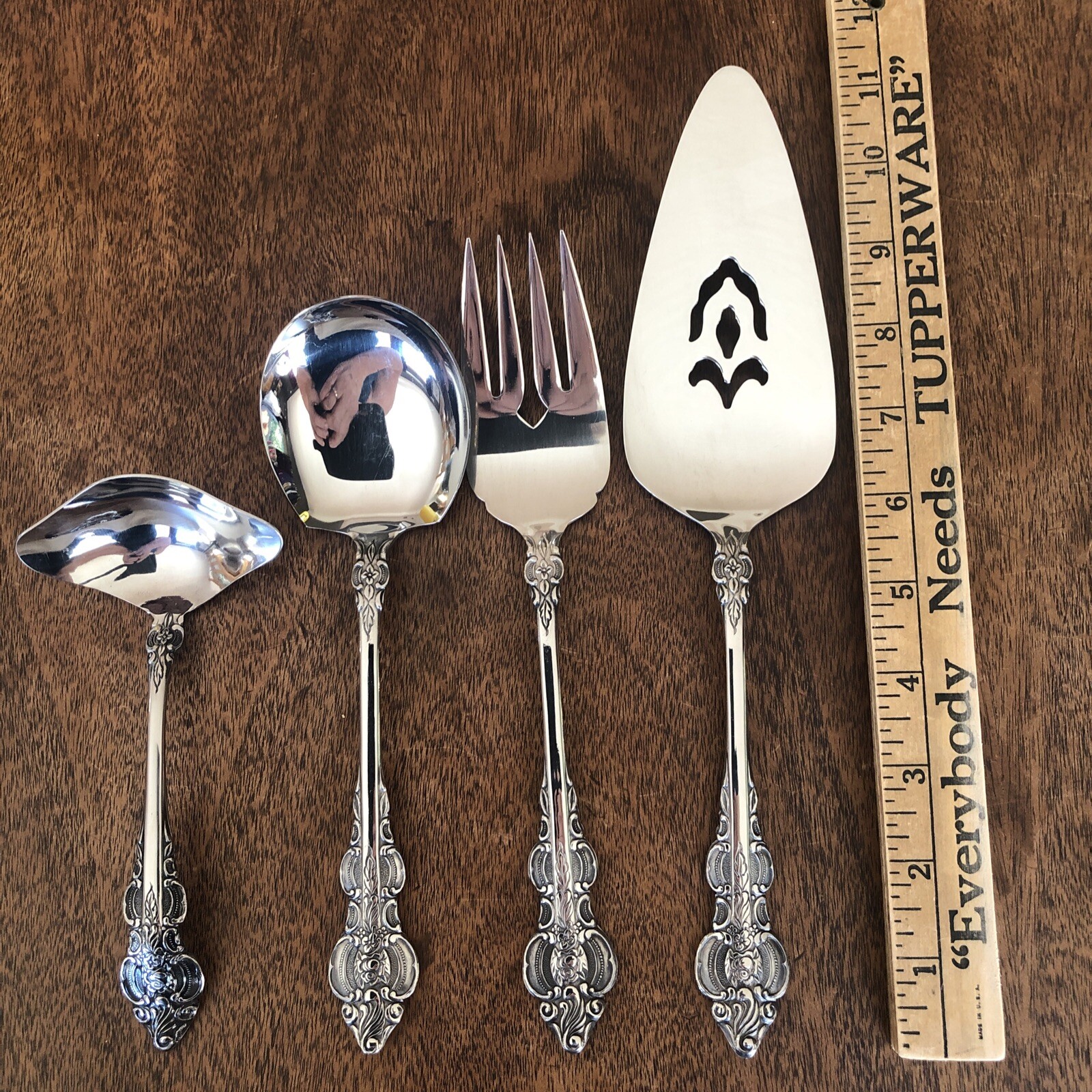 Lot 4 Pc. Oxford Hall SUTHERLAND Japan Stainless Flatware Serving Set